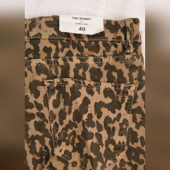 ZARA WOMEN- size 8 -NWT Limited Edition /Denim Collection - animal print - Picture 8 of 12